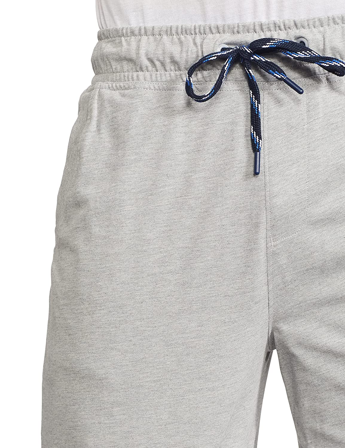 Van Heusen  Men's Grey Cotton Shorts Grey - Stilento