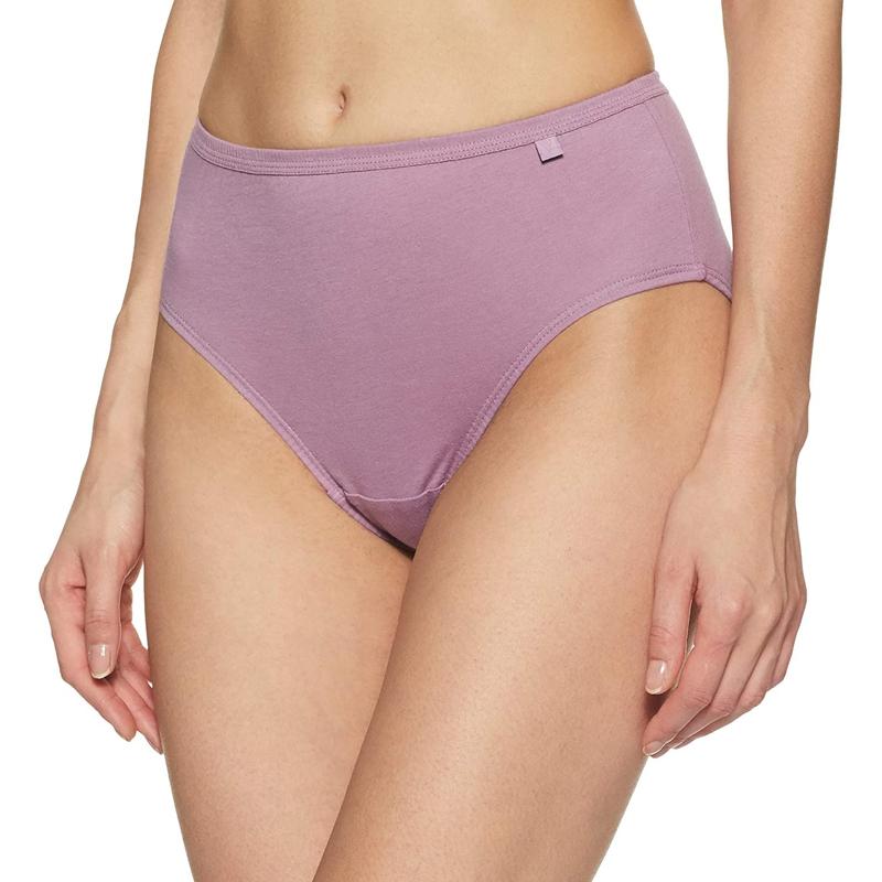 Plain Light Color Cotton Brief Hipster Panties for Women (Pack of