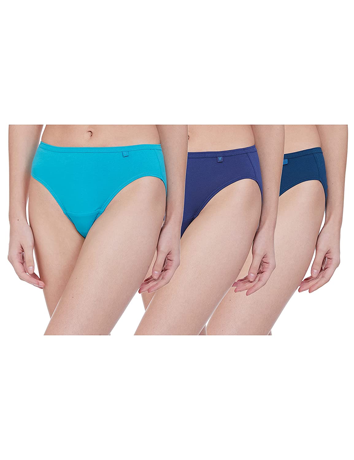 Van Heusen Women's Anti-Bacterial Hipster Bikini Panty (Pack of 3) - Stilento