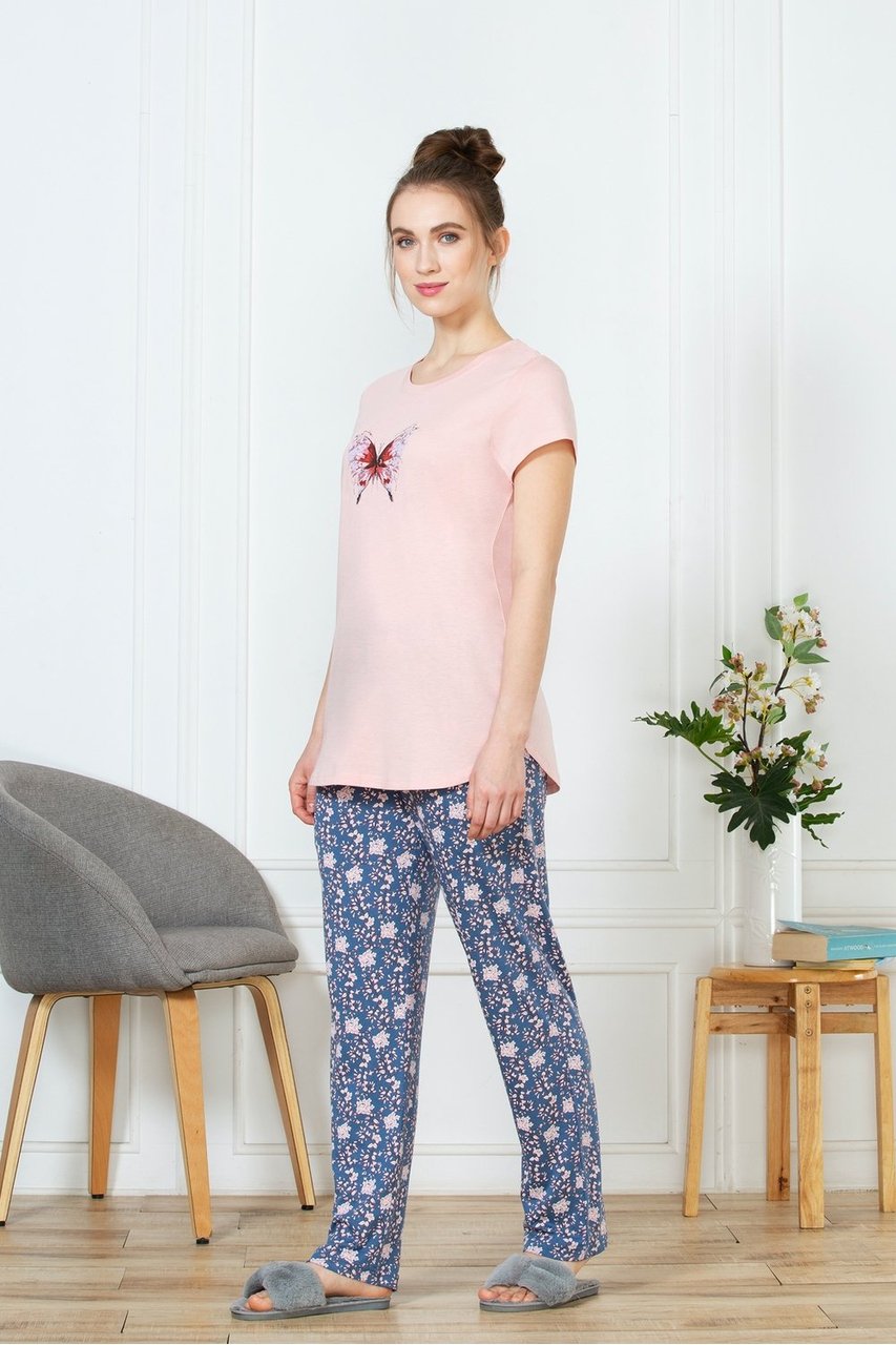 Van Heusen Women's Blue cotton pyjamas