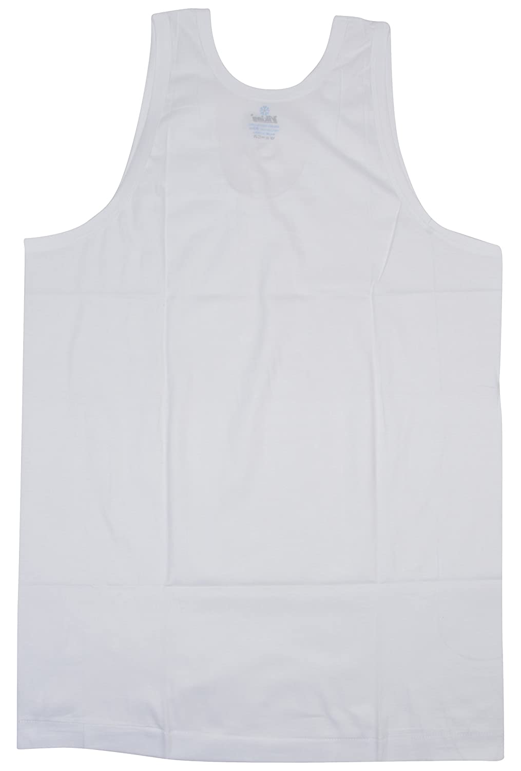 Viking Sleeveless Men's Round Neck White Vests (Pack of 5)
