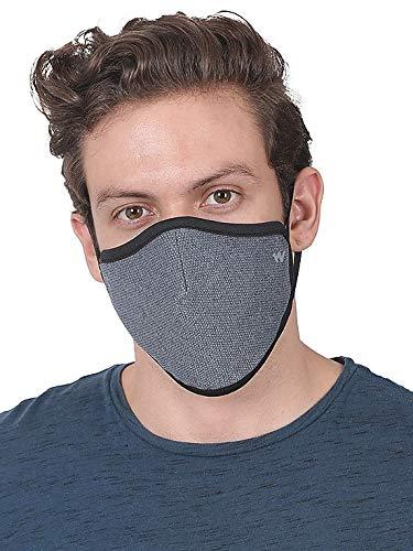 Wildcraft Multicolor Super Cotton Mask for Men and Women with Neck strap (Pack of 3)