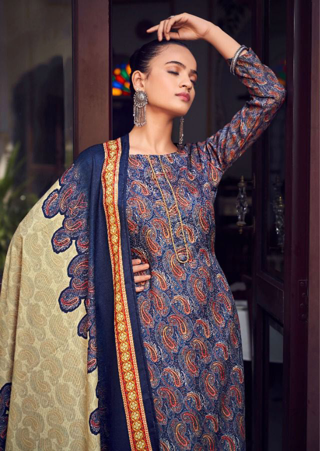 Ganga Quinn Premium Collection Fancy Pashmina Suits online