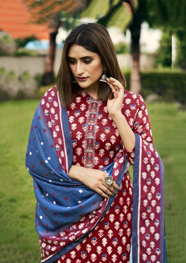 Rupali Fashion Love Garden Vol 3 Exclusive Suit Fancy Pashmina Winter  Collection