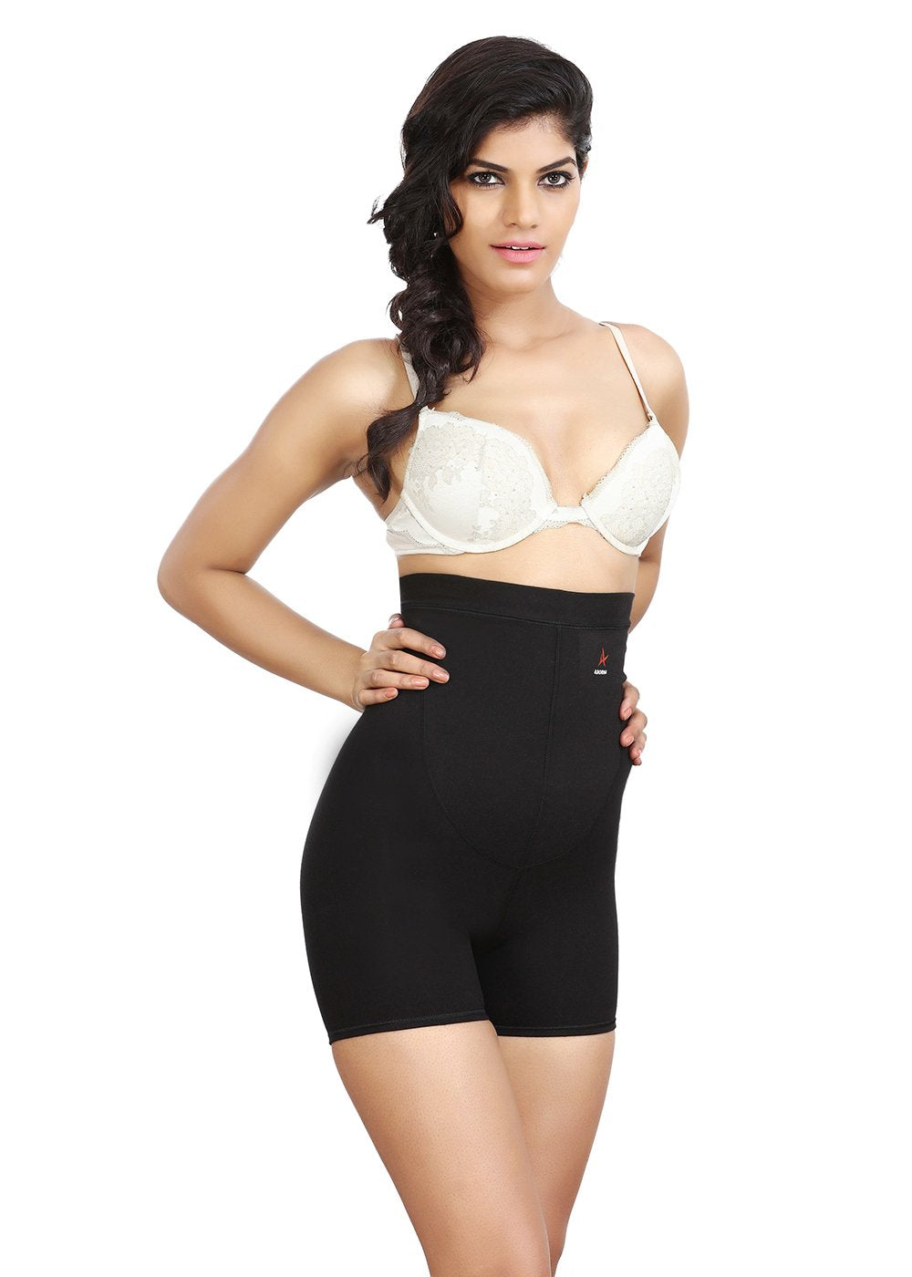 Women High Waist Tummy Shaper Brief Black