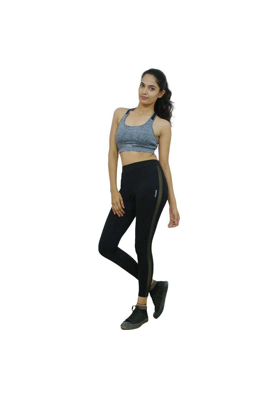 Women Lower Cotton Gym Track Pants Joggers Black