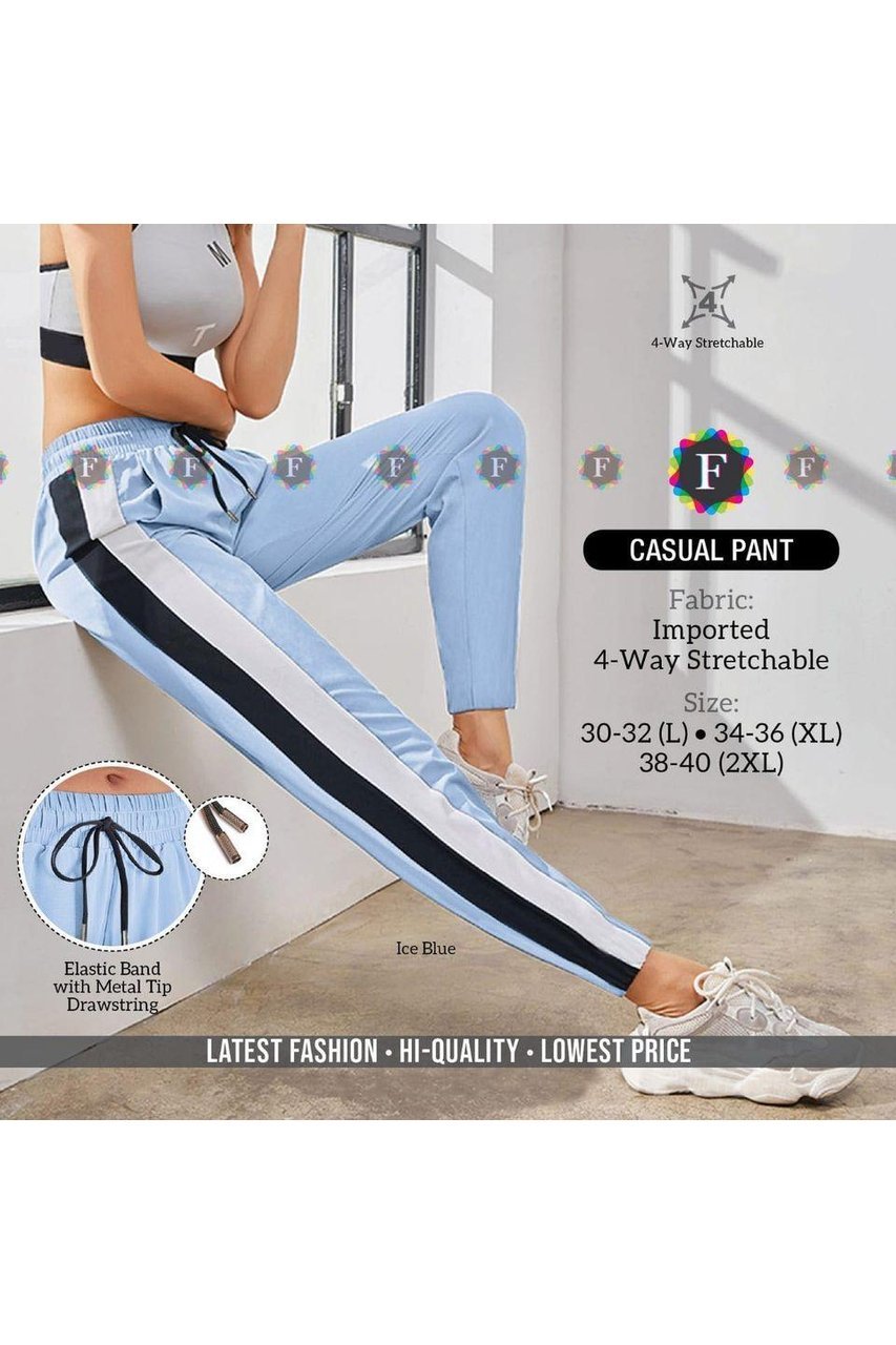 Women Nylon Track Pants Lowers for Daily Gym Wear