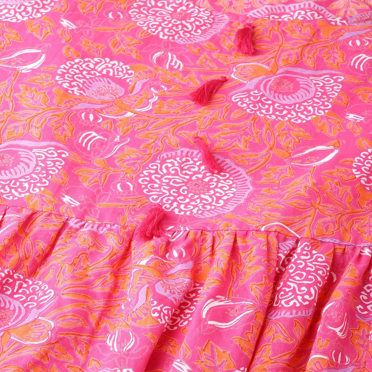 Women's Cotton Pink Party Wear Dress - Stilento