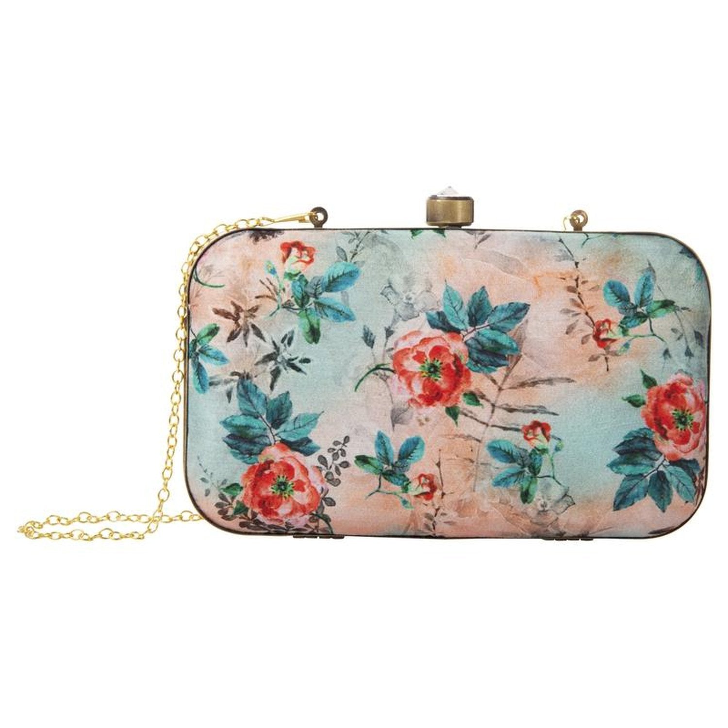New*Rhinestone Handle Evening Handbag Wedding Party Clutch Purse Rose Gold  9091 | eBay