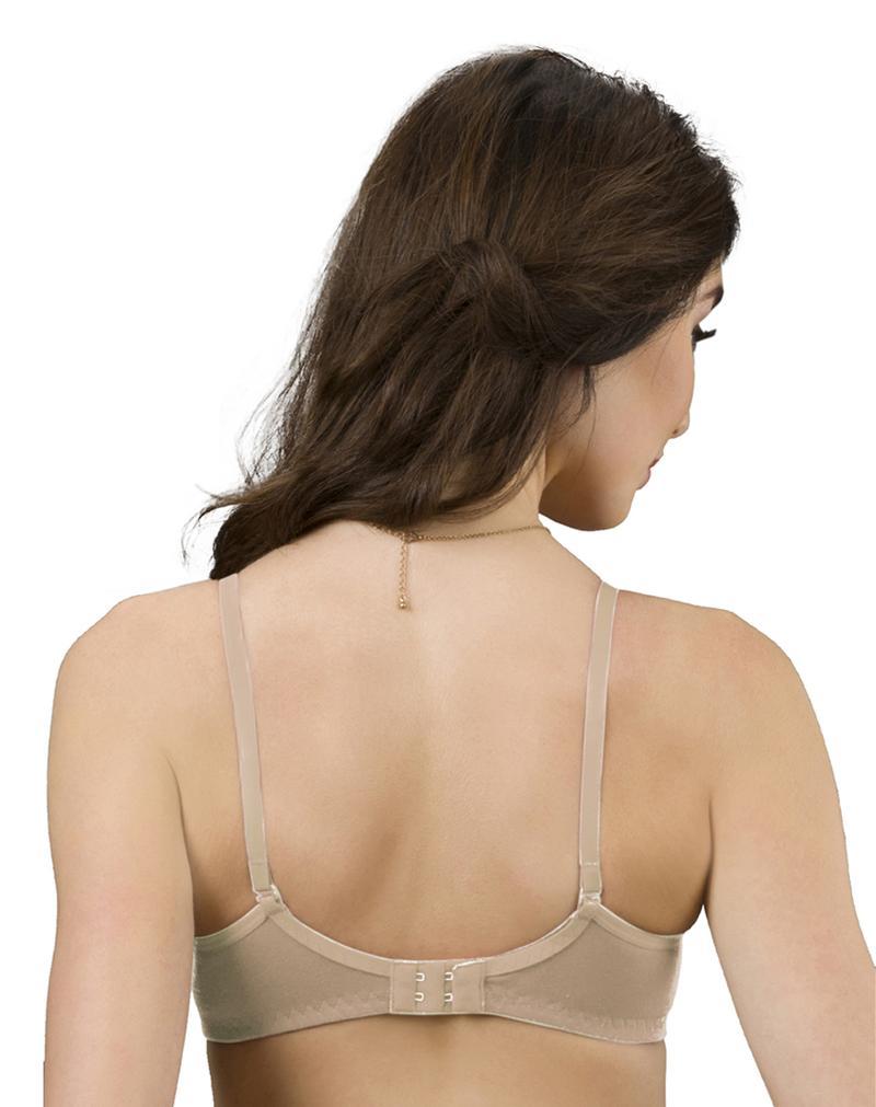 Women's non padded seamless soft cotton t shirt bra skin - Stilento