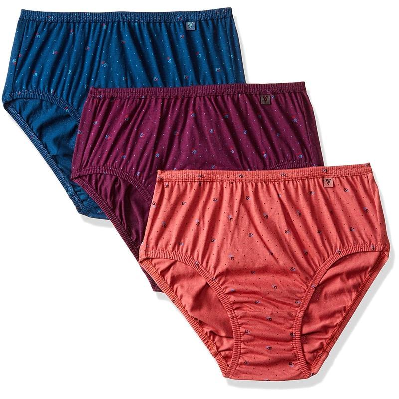 Women's Printed Anti-Bacterial Hipster Panties (Pack of 3)