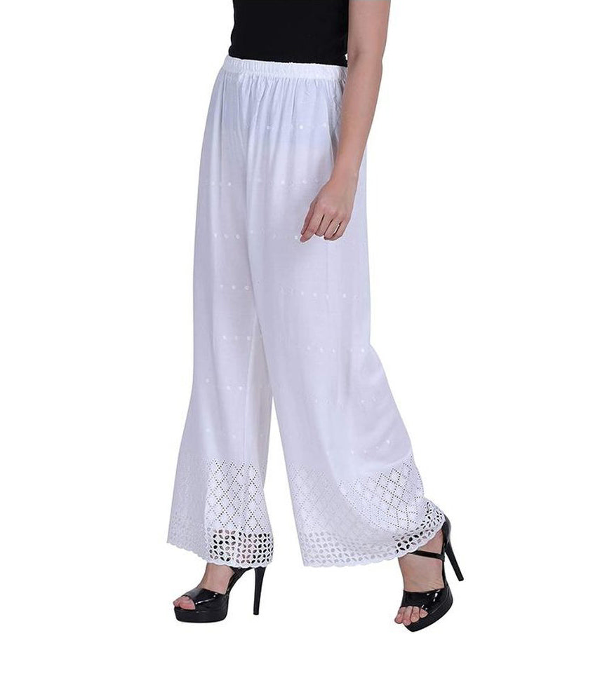 Buy Vero Moda women regular leg haley wide leg palazzo pants charcoal green  combo Online | Brands For Less