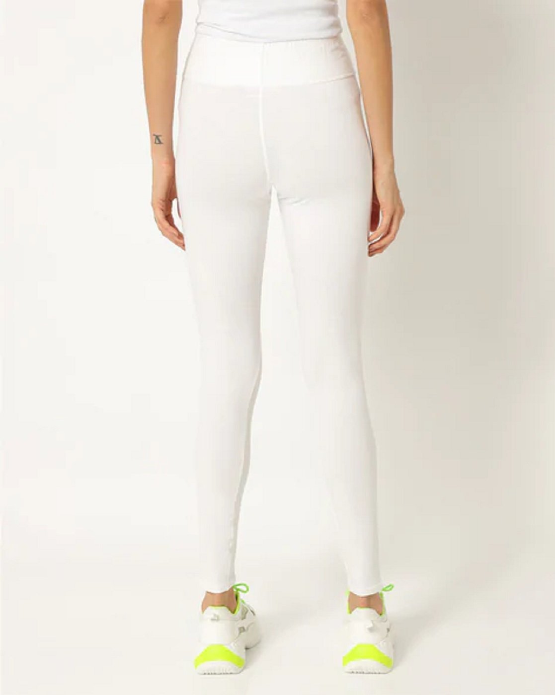 Calvin Klein Pure Ribbed Legging Classic White QS6686 - Free Shipping at  Largo Drive