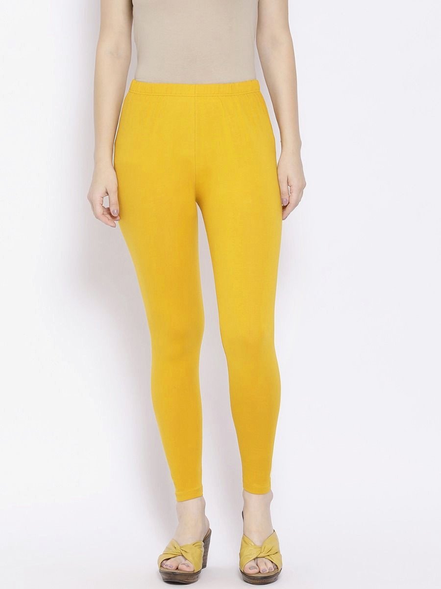 Yellow Rupa Softline Cotton Leggings for Woman