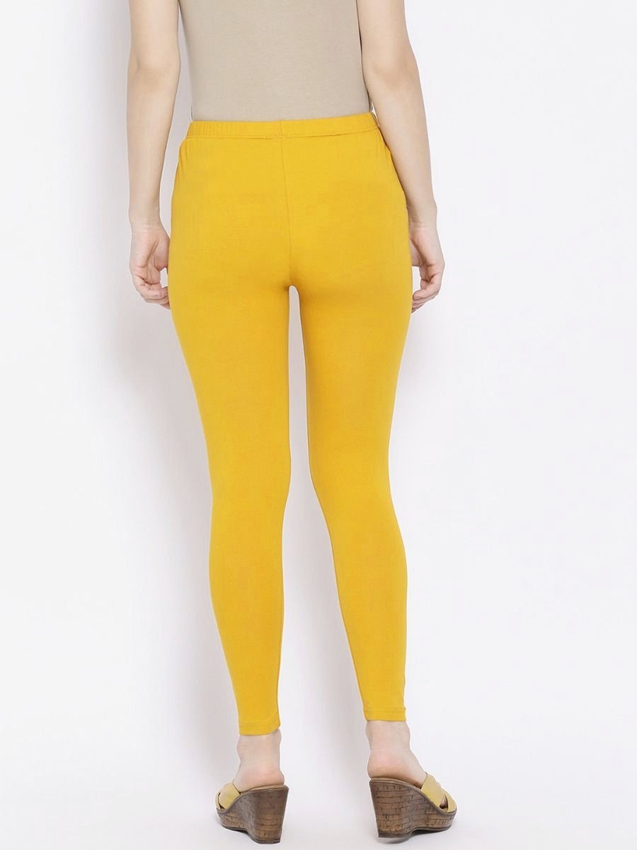 Yellow Rupa Softline Cotton Leggings for Woman - Stilento