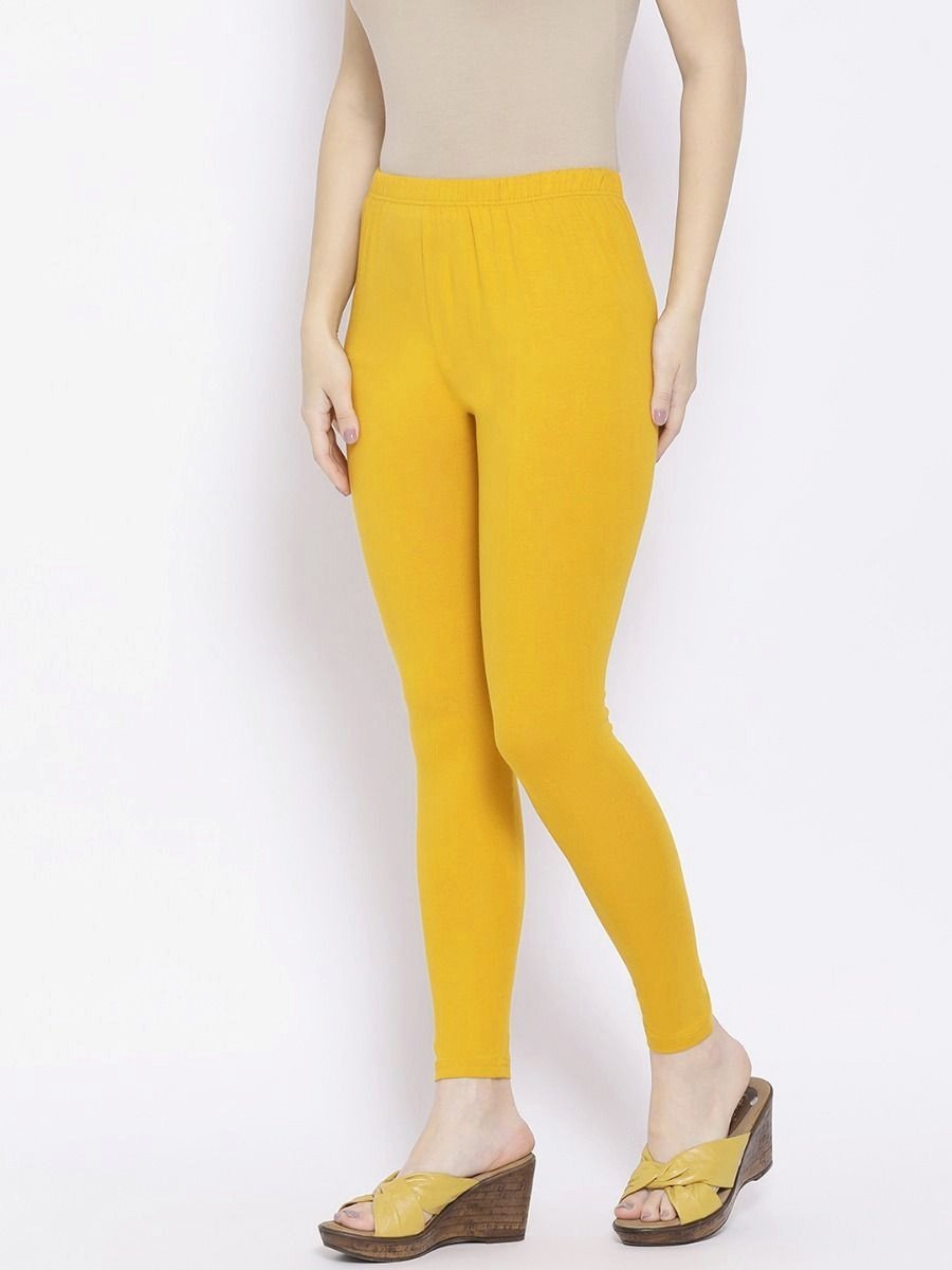 Yellow Rupa Softline Cotton Leggings for Woman - Stilento