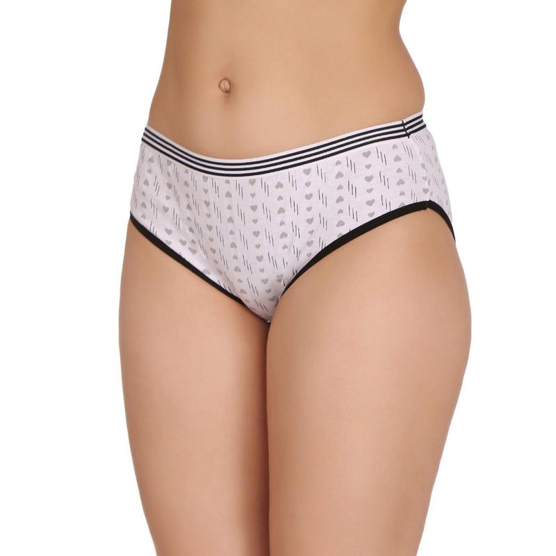 Zoom Women's Cotton Brief Hipster Panty (Pack of 3)