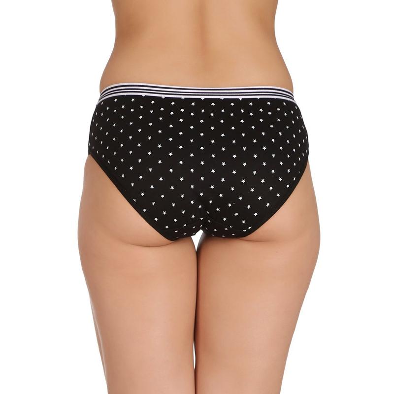 Zoom Women's Cotton Brief Hipster Panty (Pack of 3)